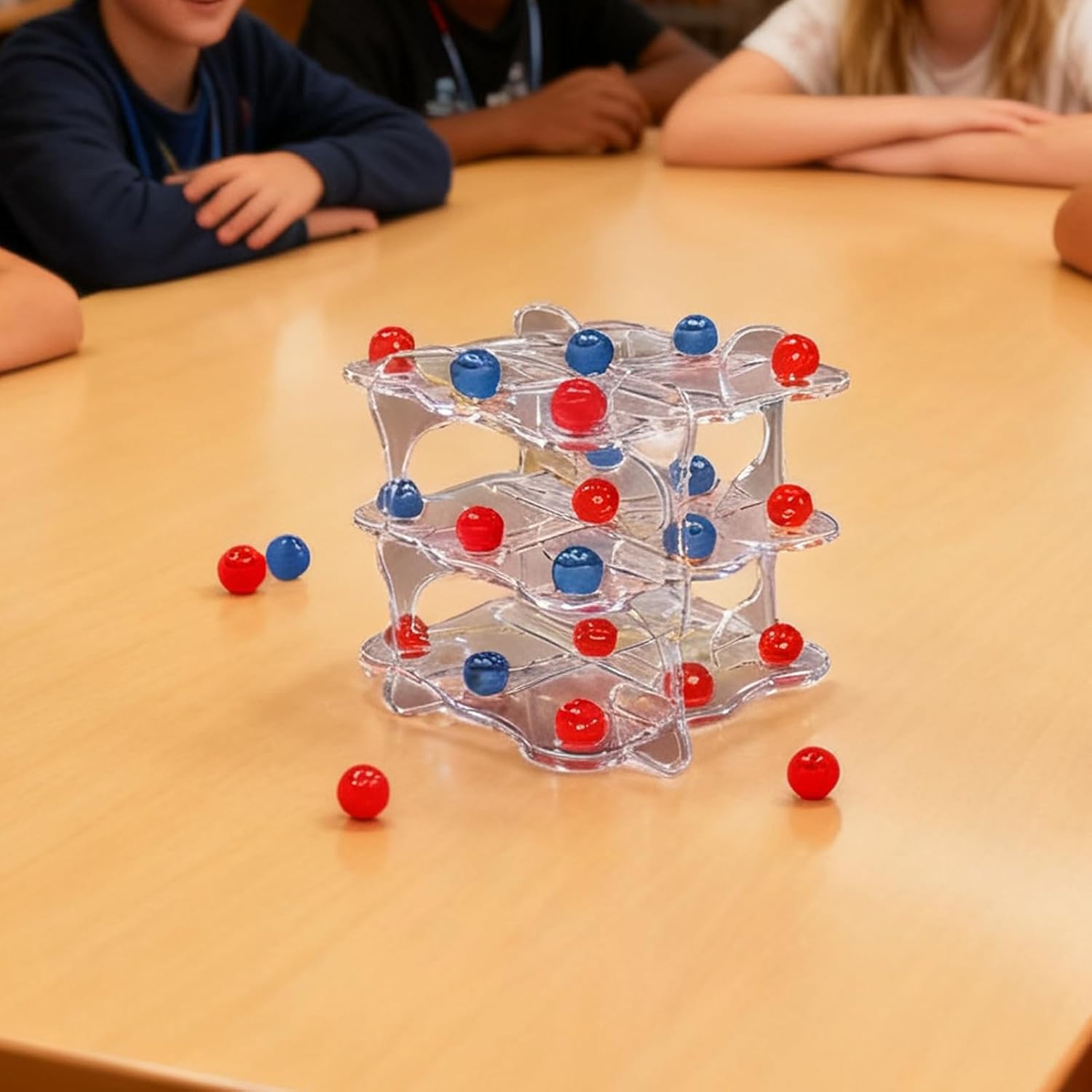 Fidtoy 3D Tic-Tac-Toe Mind Twisting Game for Kids