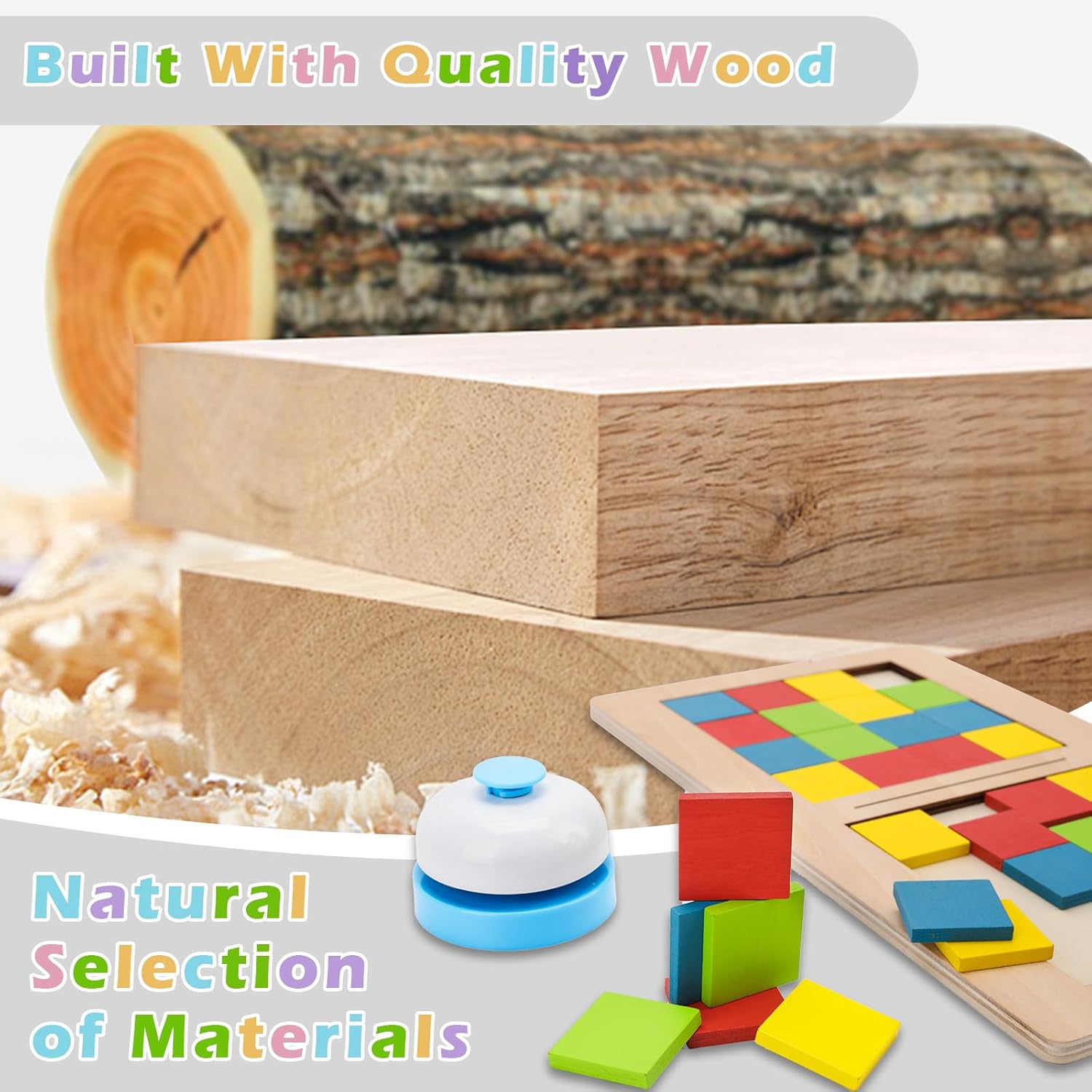 Fidtoy Colorful Rubik's Cube Battle Game for 2 Players Wooden Pattern Matching Puzzle Game
