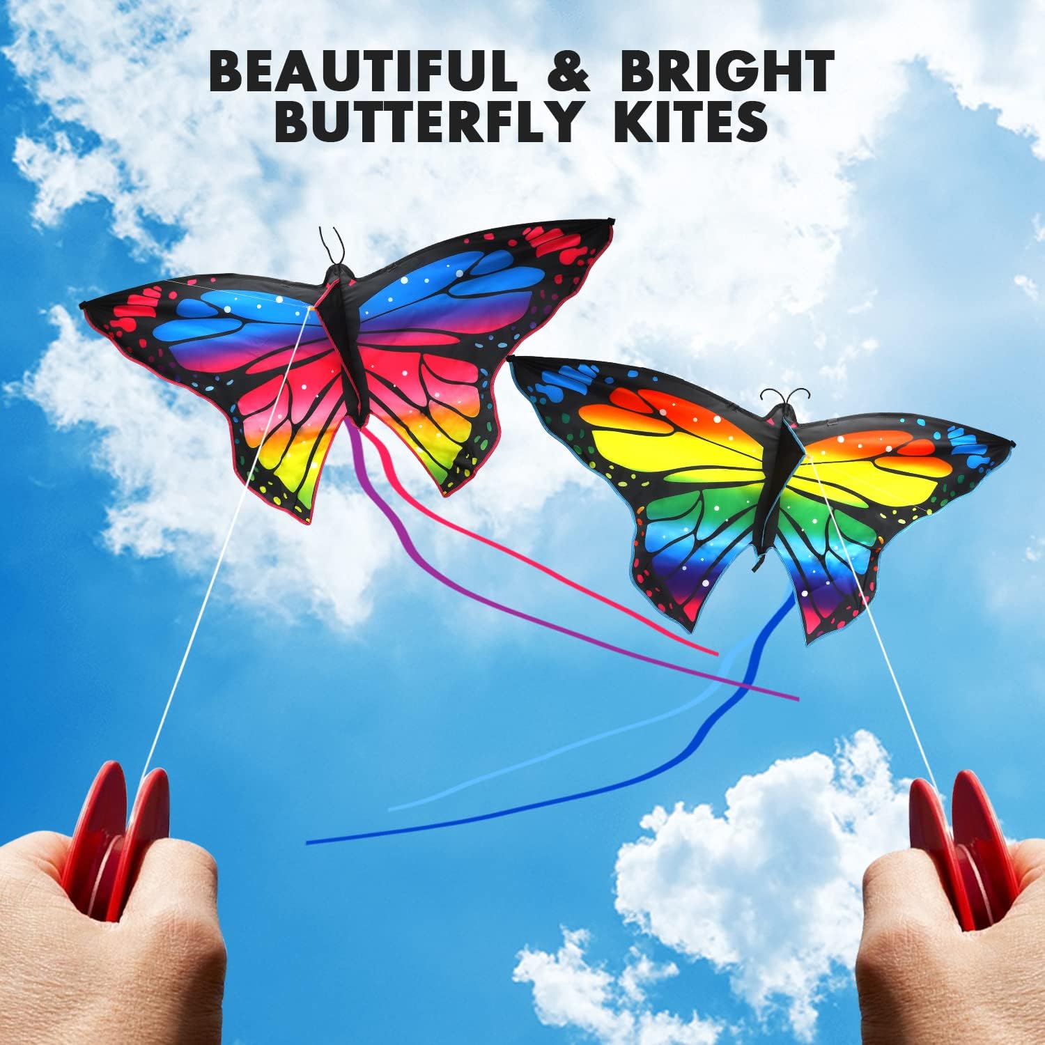 Butterfly Large Kites for Kids - 2Pack