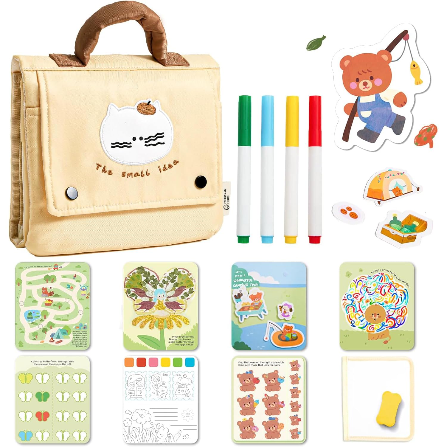 Jarmelo Travel Mate Activity Bag-Purring Kitten