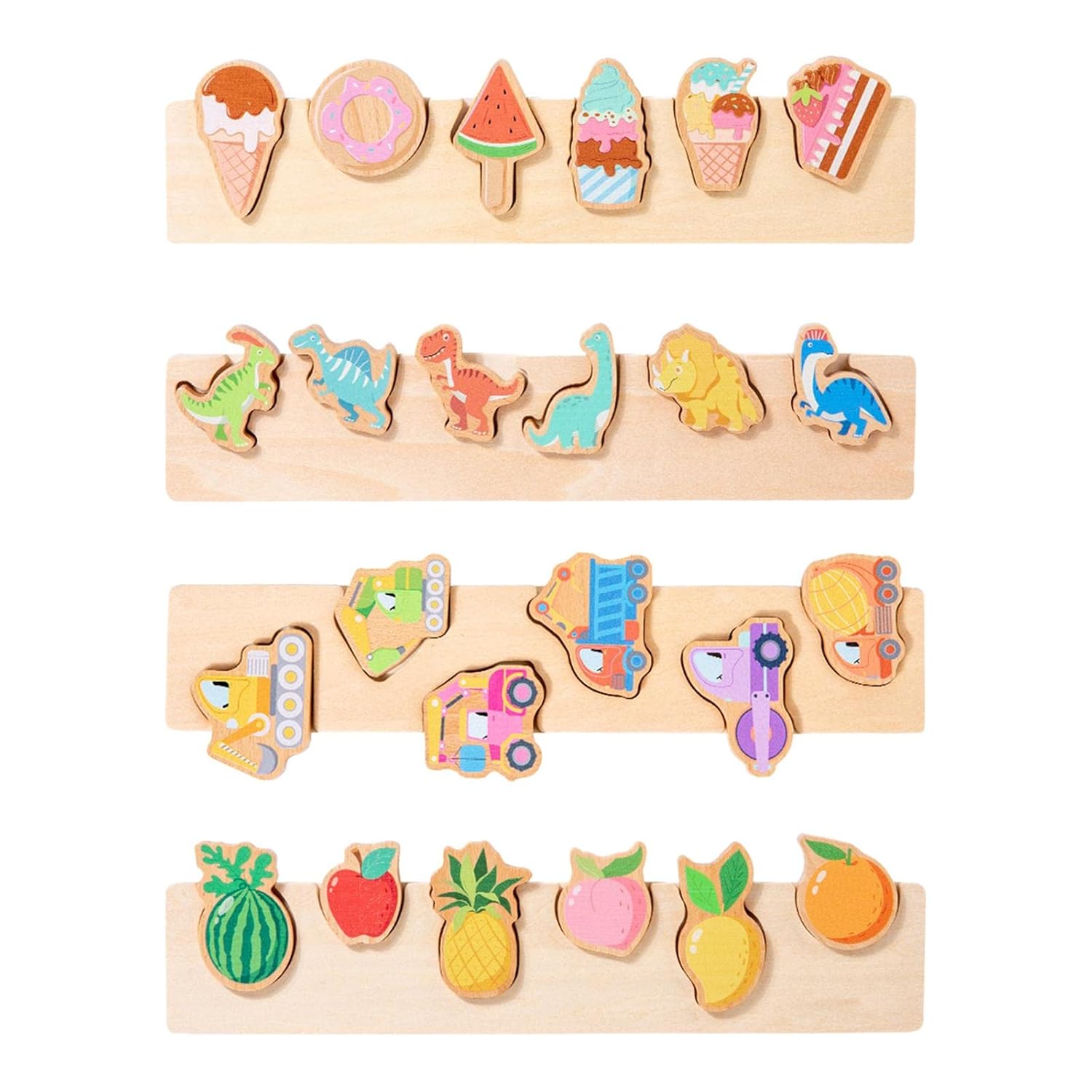 2Pcs Puzzle Matching Board Toy Desktop Game for Preschool 1 2 3+ Year Old | Educational | Other Educational Toys