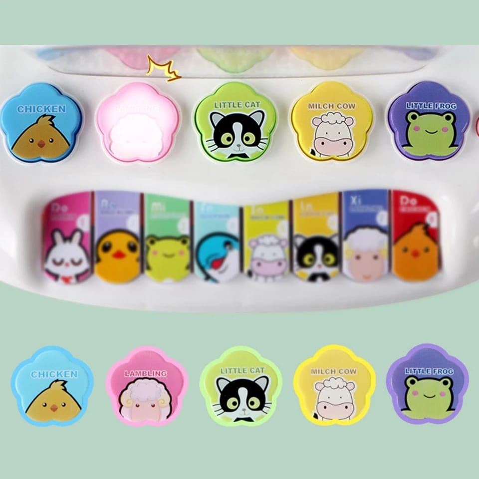 Glow Snowflake Animal Baby Piano kit - 349