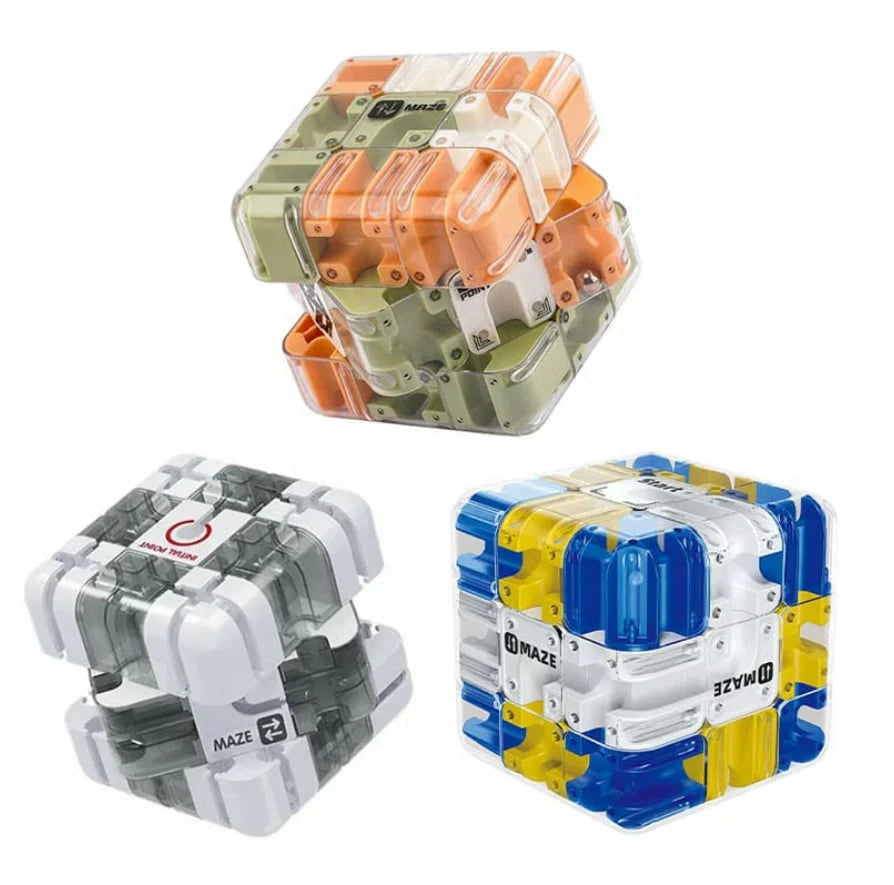 3D Marble Maze Puzzle Cube – Puzzle Toy and Christmas Gift for Children