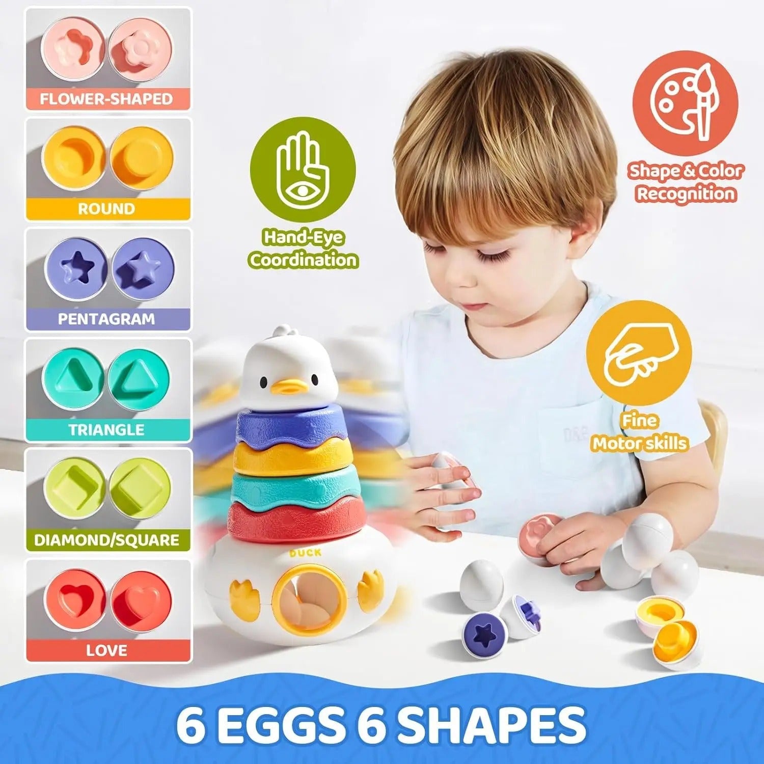 2in1 Duck Tumbler Stacker and Egg Pairing - 911