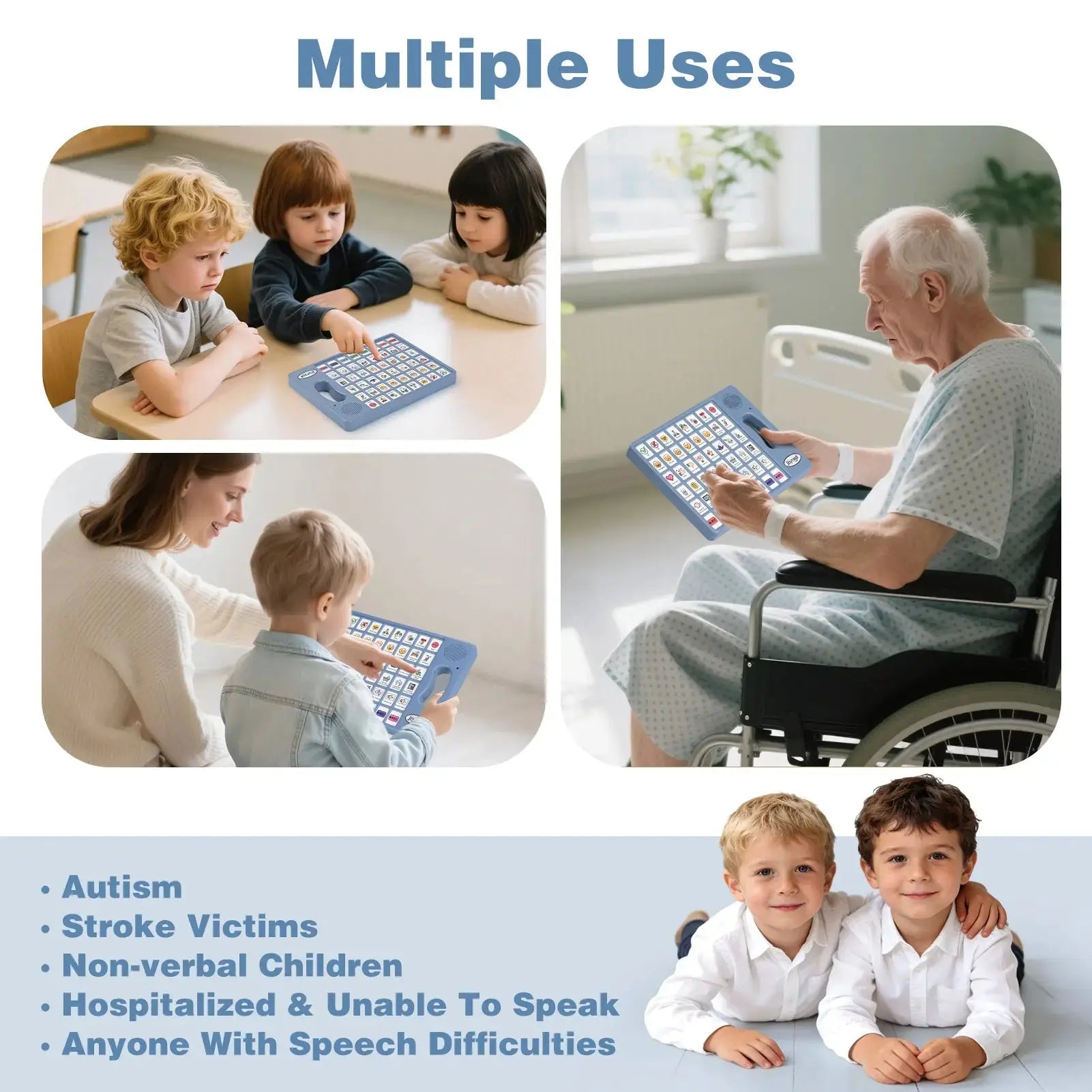 Fidtoy AAC Communication Device for Autism Support