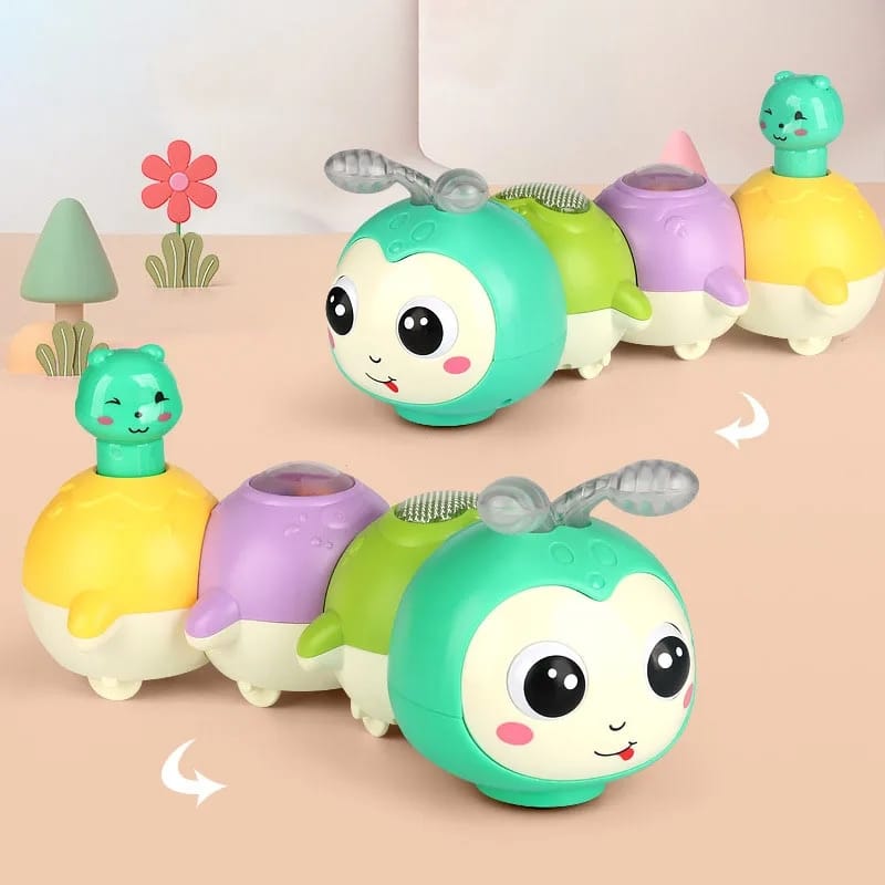 Magnetic Cute Electric Caterpillar with Light and Sound - 225