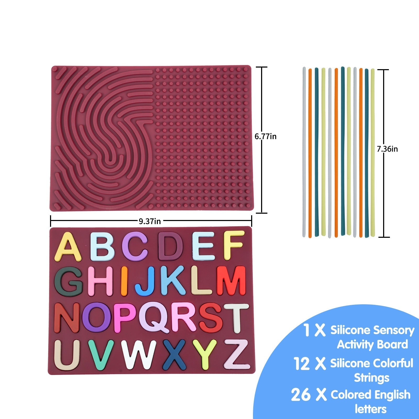 Multi-Use Sensory Board - Educational & Calming Fidget Toy