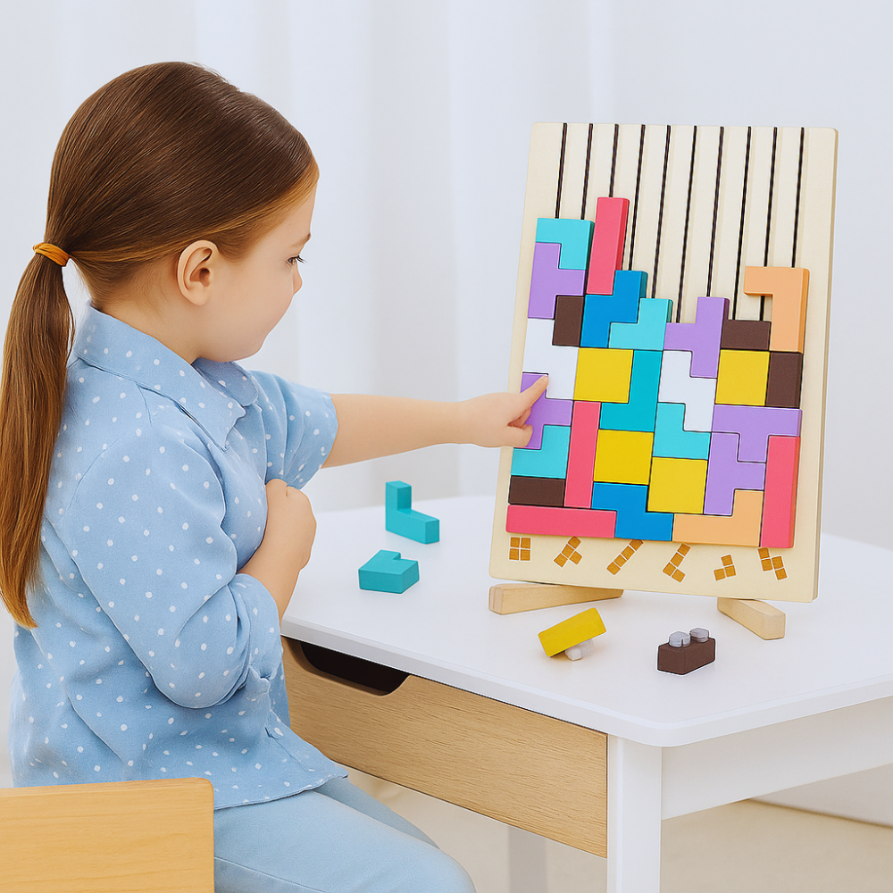 Wooden Stacking Puzzle Toy