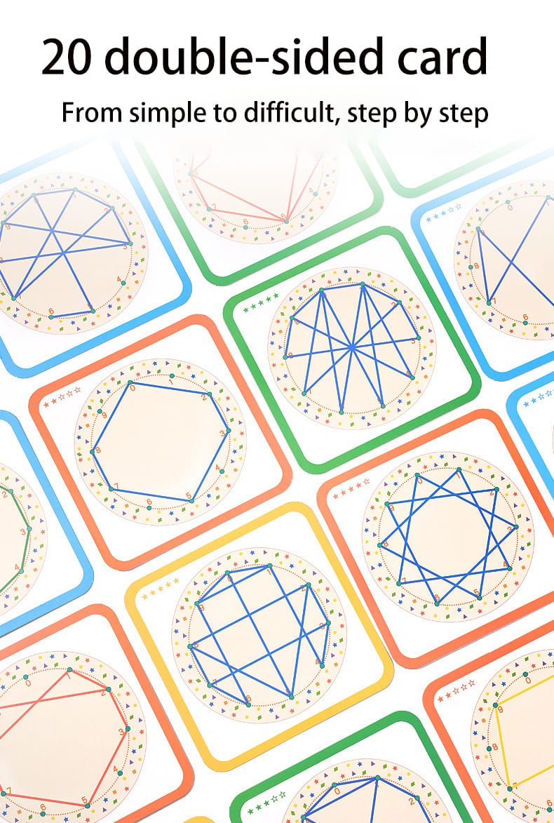 Wooden Geoboard Thread Winding Pattern Kit - 579