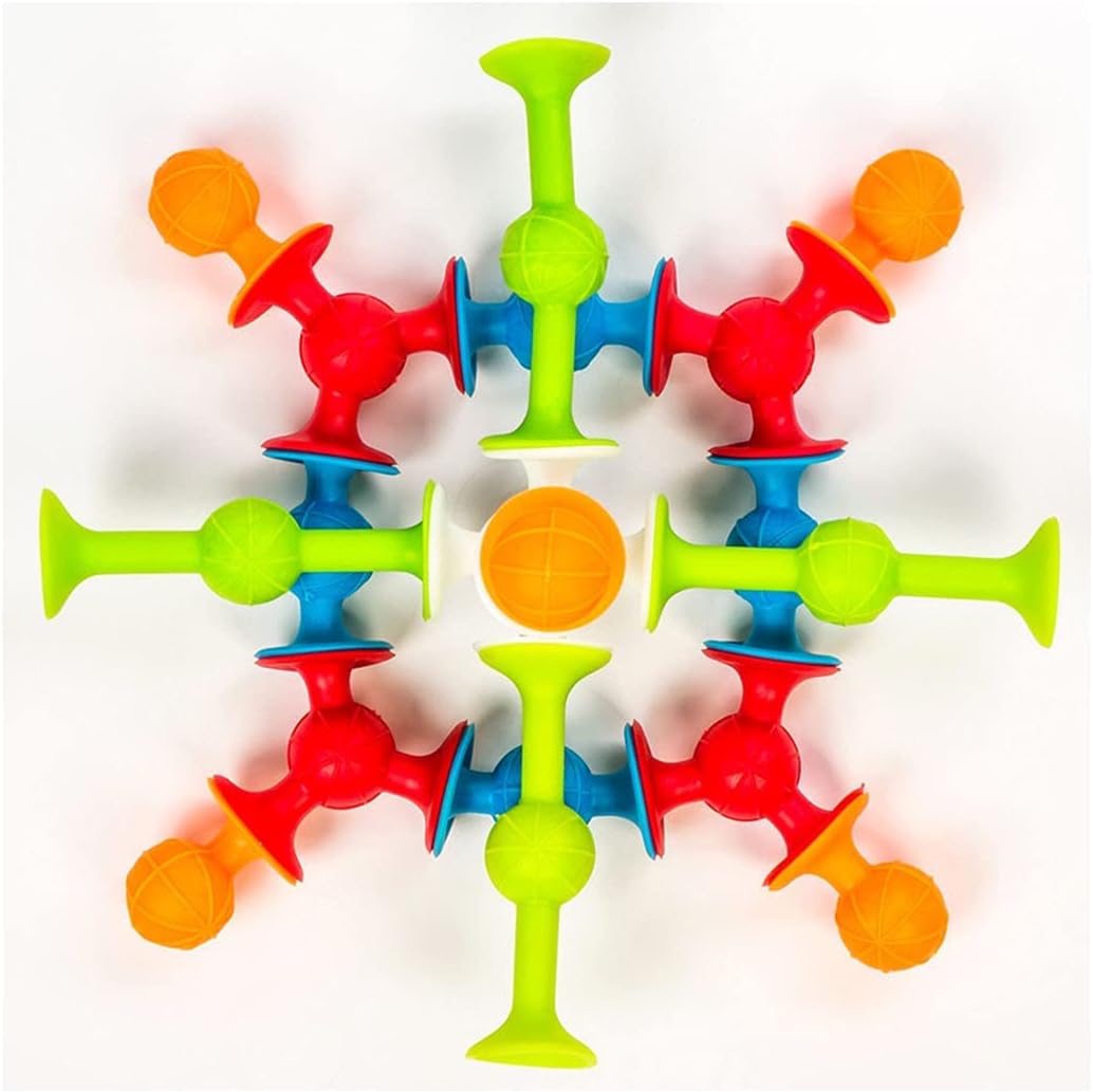 36 Pieces Suction Cups Sensory Construction Building Blocks - 009