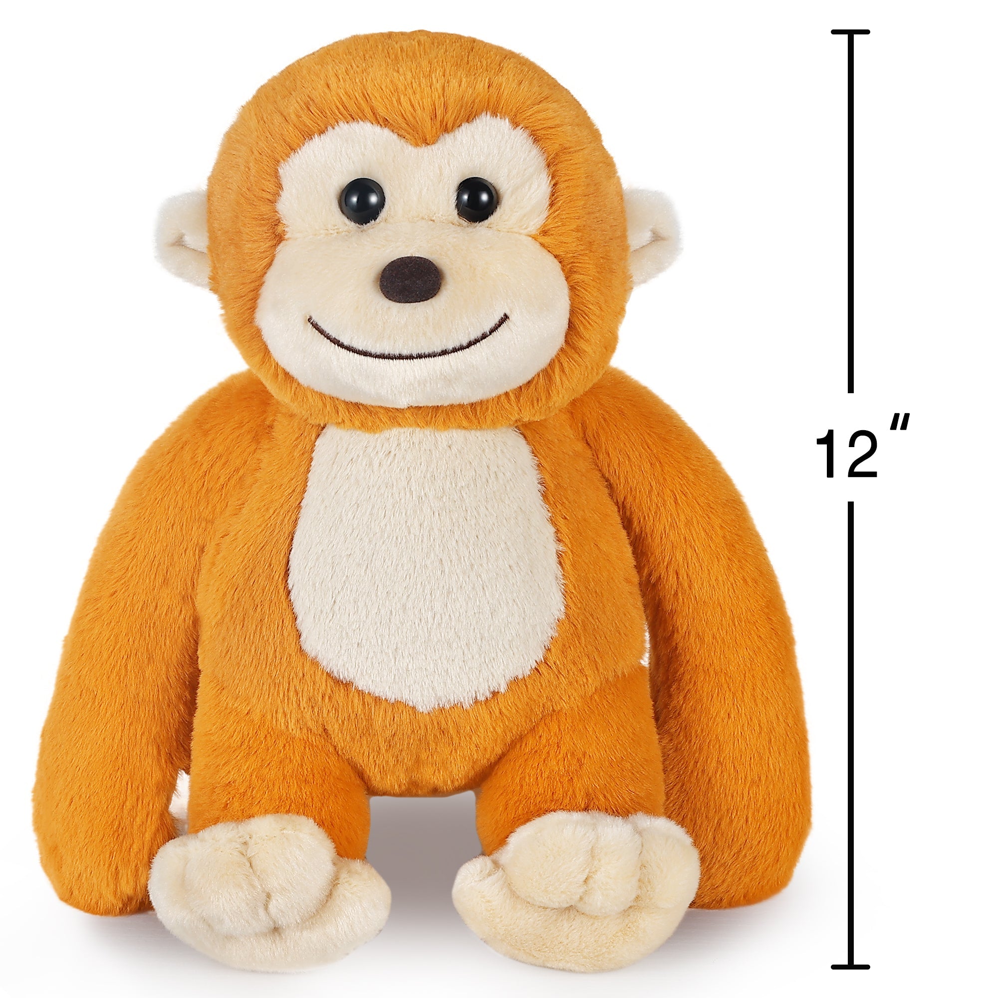 Baby Monkey Stuffed Animals, Infant Soft Hide and Seek Plush Toy, Easter Basket Gifts