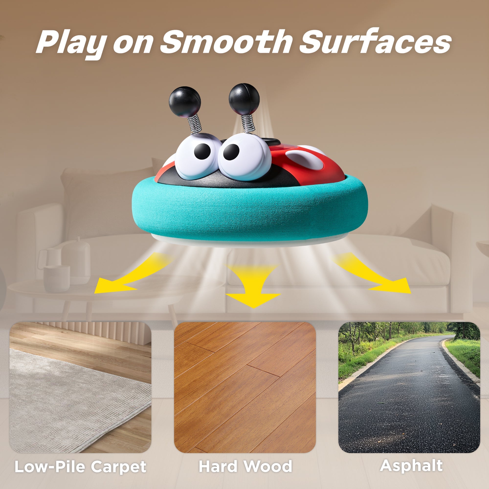 2PCS Hovers Soccer Ball Toys Boy Age 4-6, Rechargeable Air Floating Soccer Game