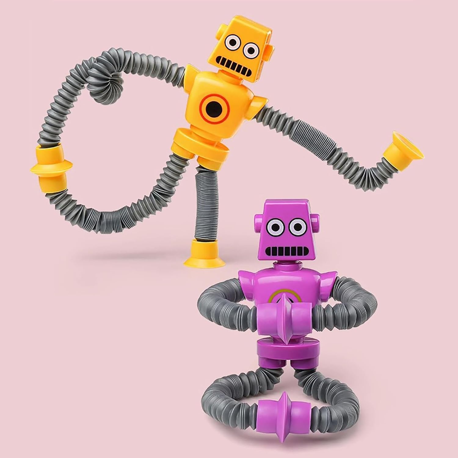 Suction Cup Robot Pop Tube Sensor Fidget Toy - 13A