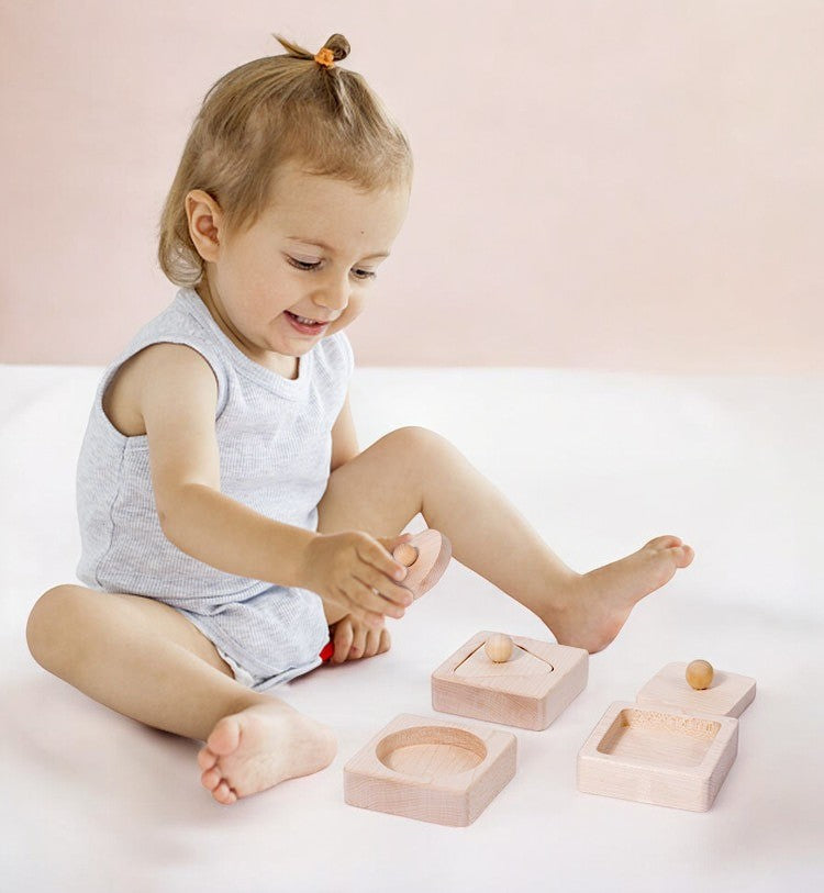 Wooden Shape Recognition Board for Toddlers