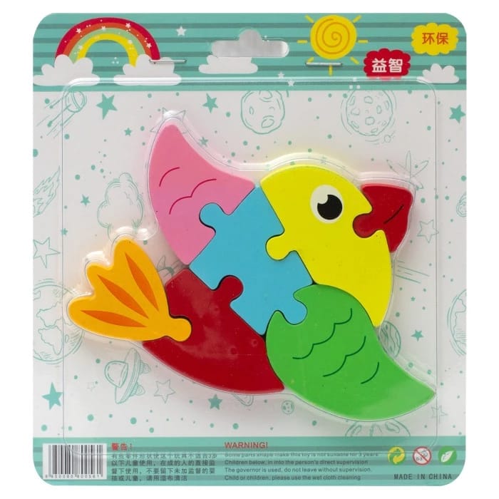 3D Cute Learning Animal Jigsaw Puzzle - Random Design