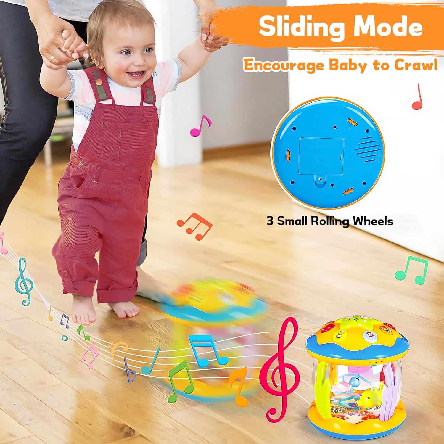 Musical Night Light Baby Aquatic Projection