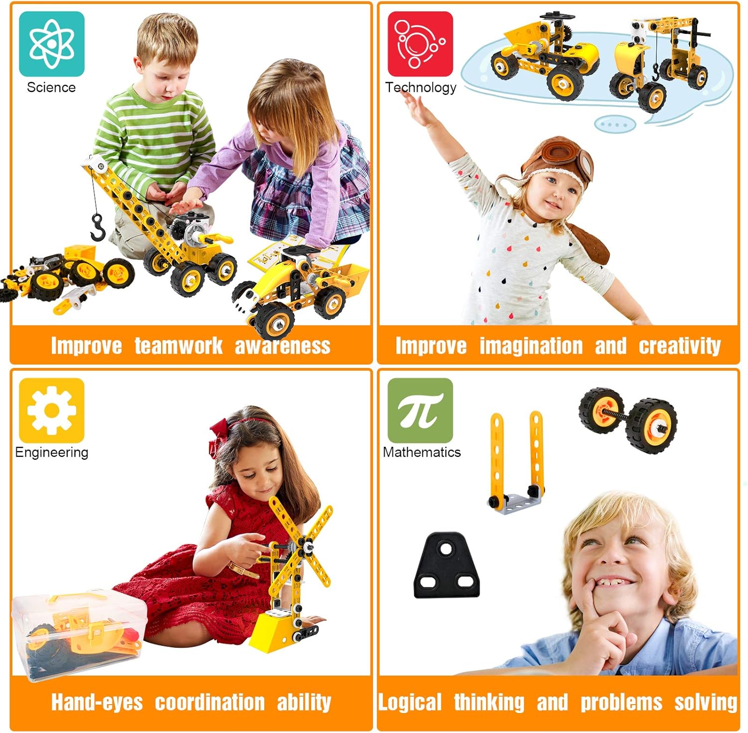 Jeu de construction STEM pour enfants