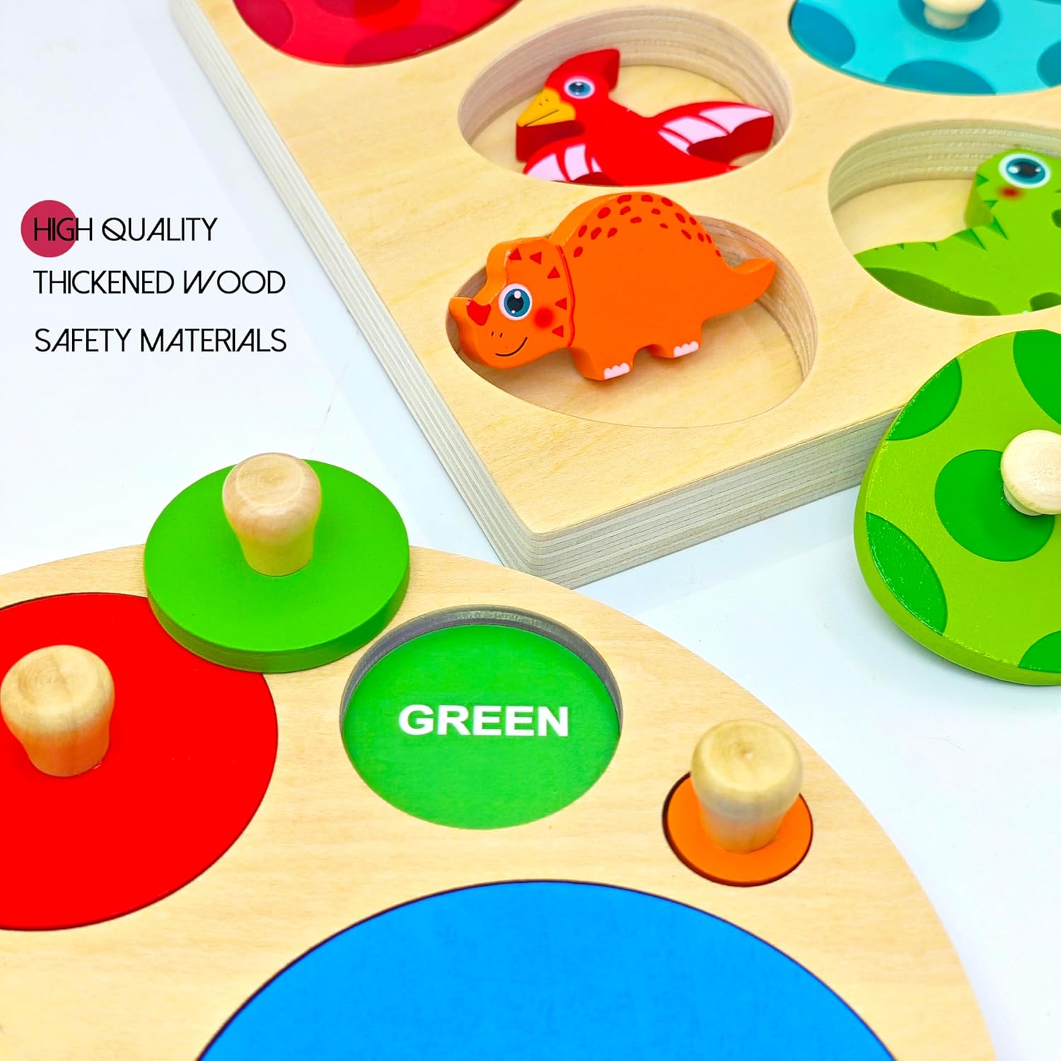 Fidtoy Dino Hatch and Match Puzzle for Toddlers 2+