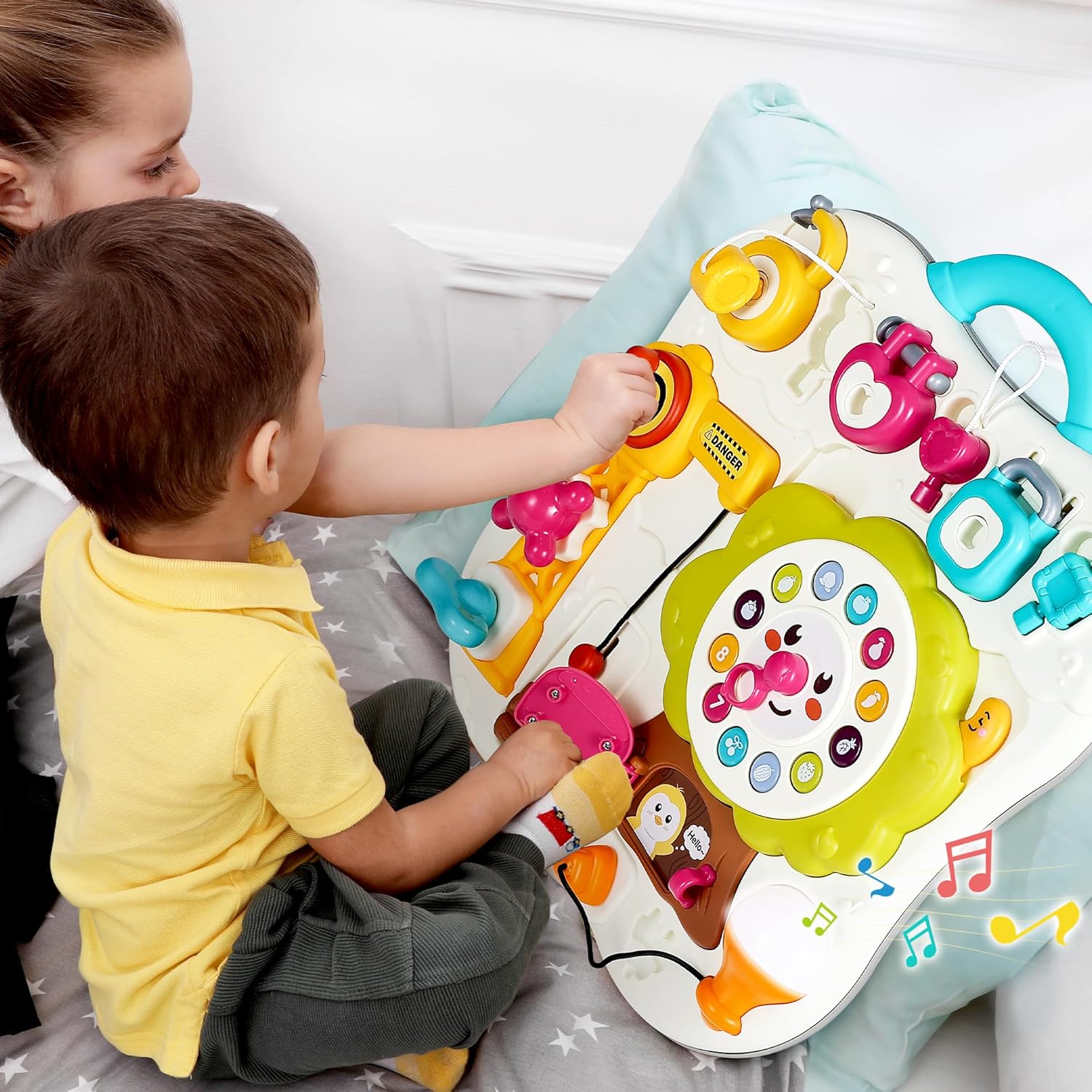 Fidtoy Baby Busy Board Light Switch Music Montessori Toy
