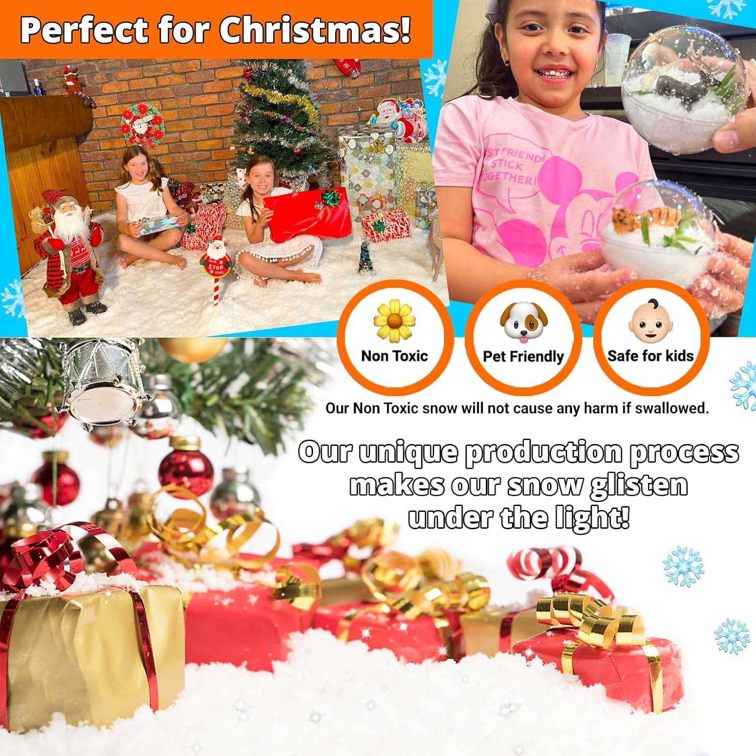 SnowDream™ Instant Snow Kit - Soothing Sensory Snow That Keeps Kids Busy for Hours