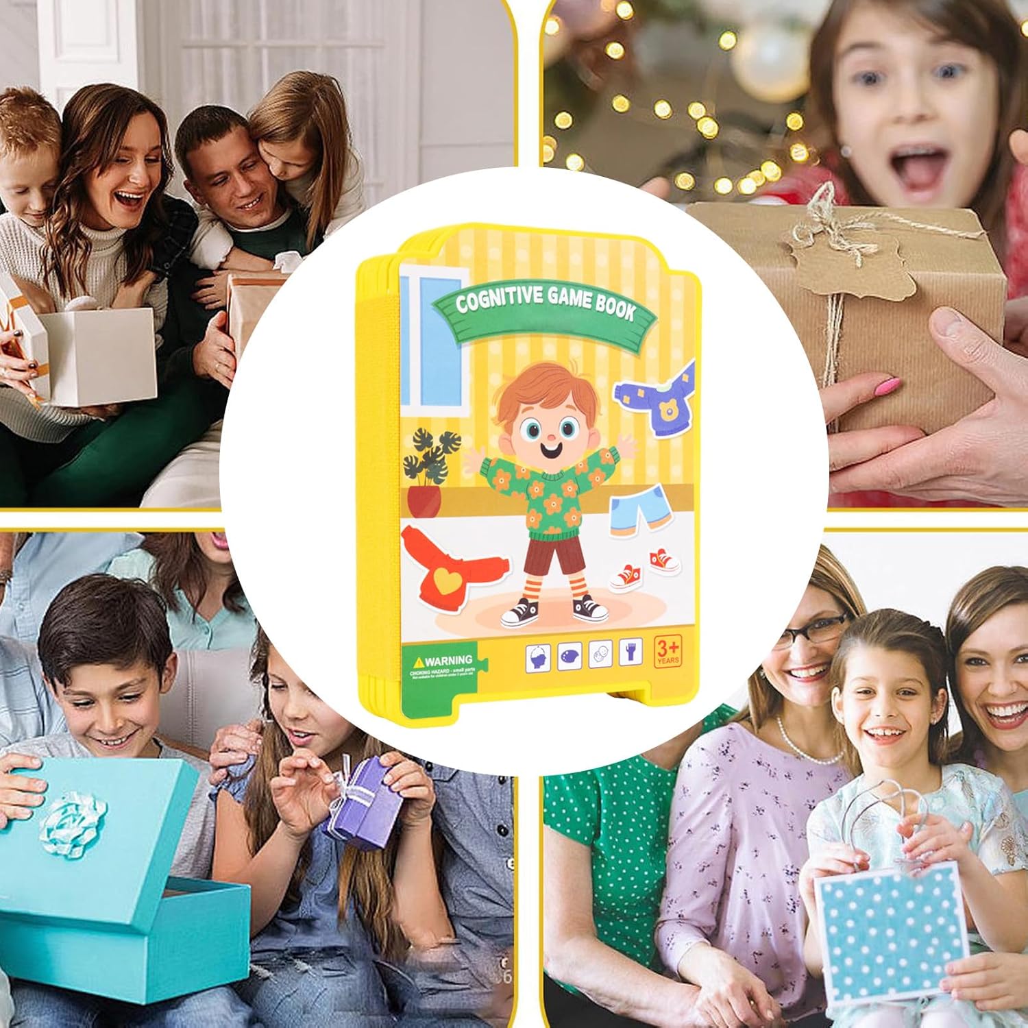 Sticker Book for Dress Up Games, Educational Games Book, Colorful Stickers to Match, Practical Activity Toy | Captivating Fun in Developing