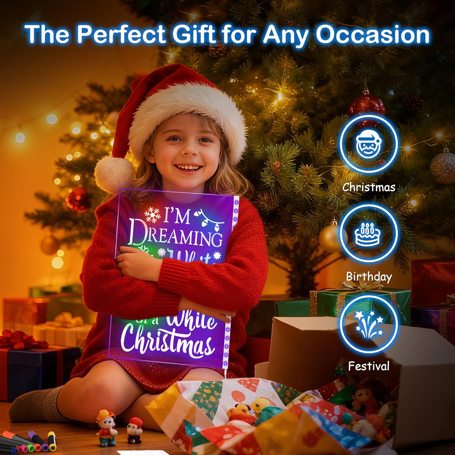 GlowSketch™ Light-Up Drawing Board - Inspires Creativity Without Screens