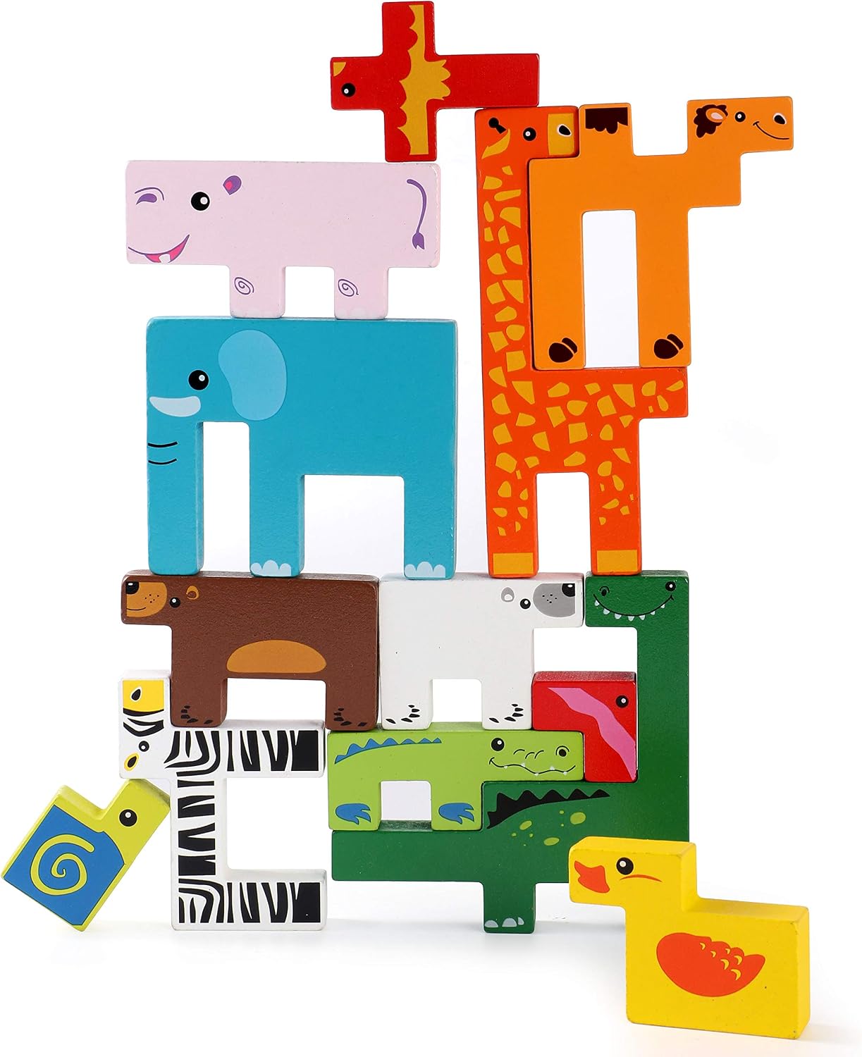 Rompecabezas de tablero creativo de animales de madera - 298