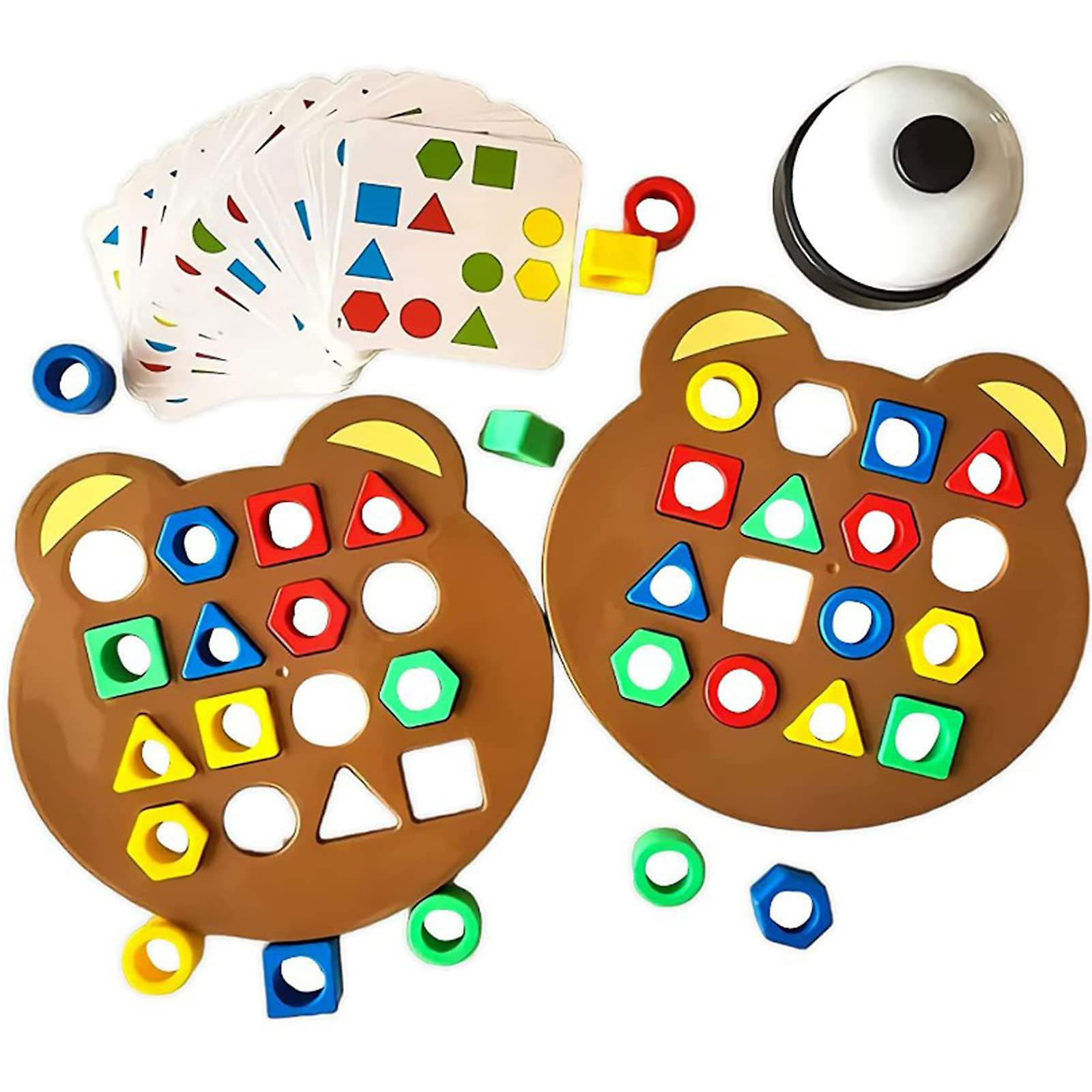 Geometric Shapes and Colors Matching Game