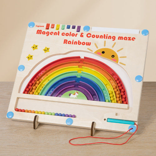 Rainbow Magnetic Board - Critical Thinking and Fine Motor Skills