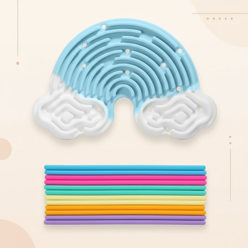 FidgetFrost – Speels & Zacht – Siliconen Busy Board