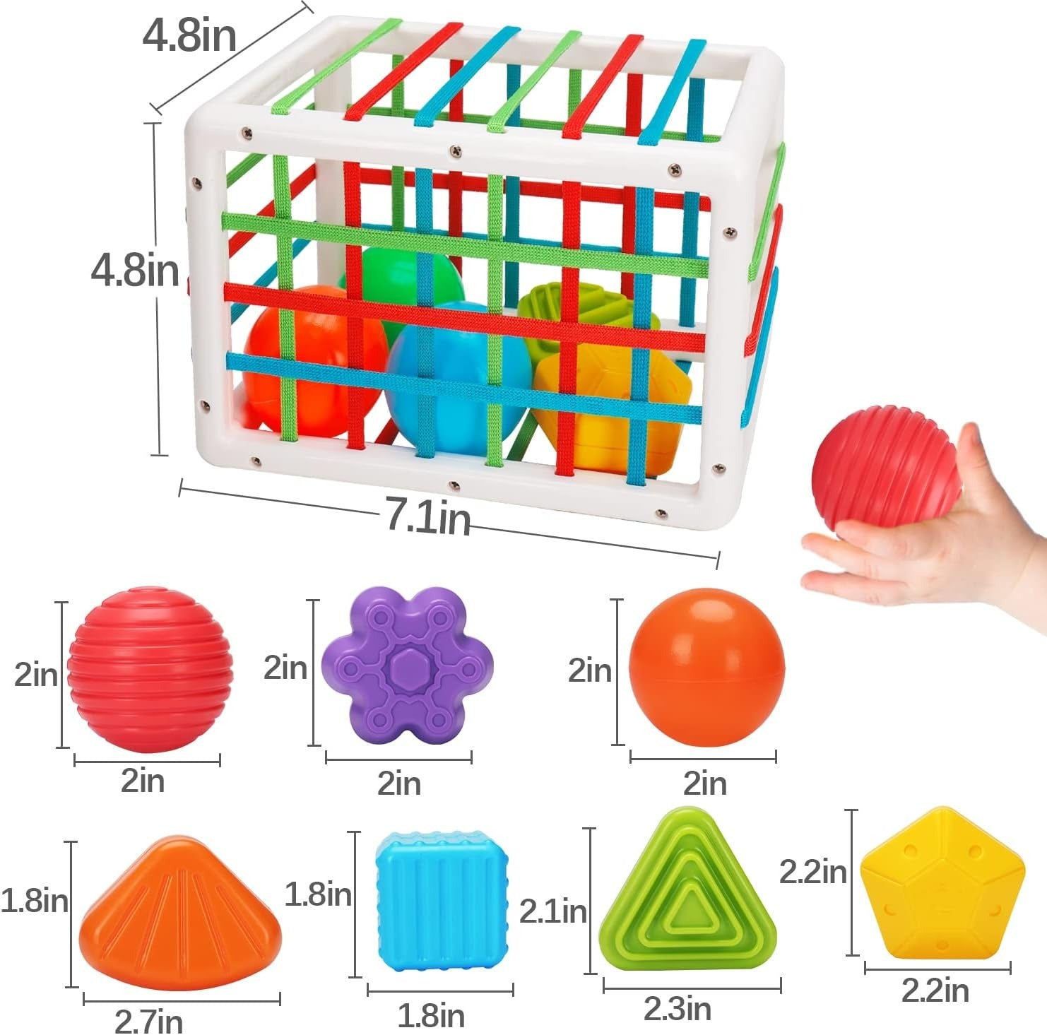 Shape Sorting Baby Box Sensory Play - 289