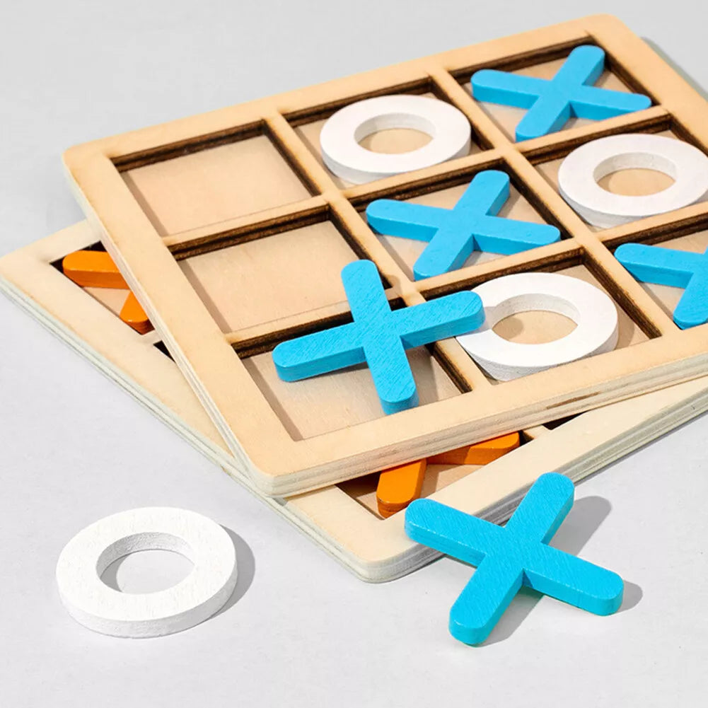 Wooden XOX Game Board