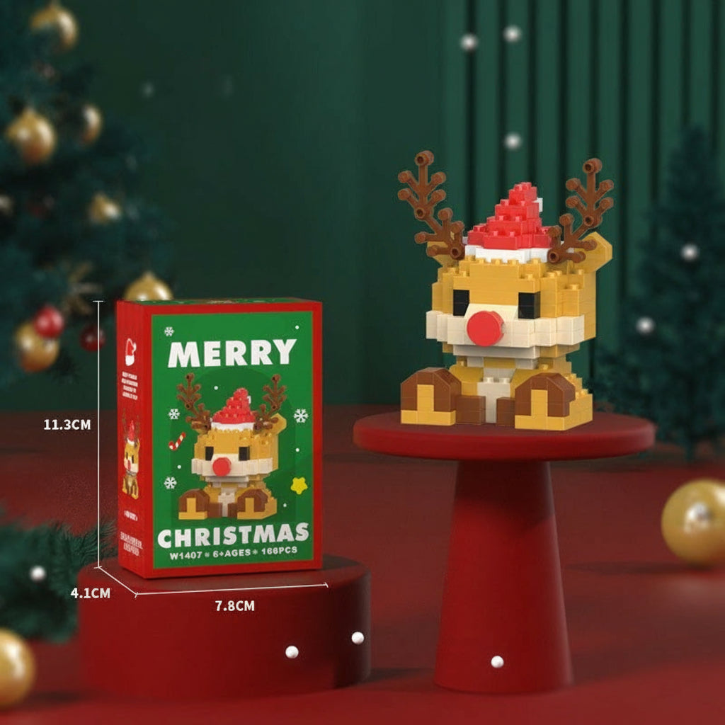 HolidayBlocks – Vrolijk & Decoratief – Kerst Mini Bouwstenen