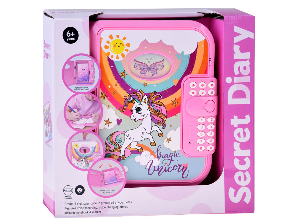 Diario Mágico de Unicornio Codificado Interactivo 2 en 1 - 019