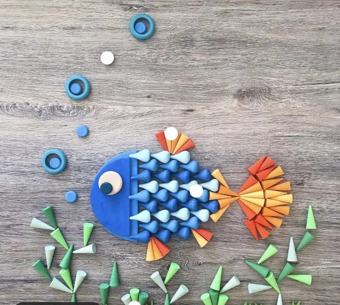 9 - Grapat Inspired Mandala loose parts Set