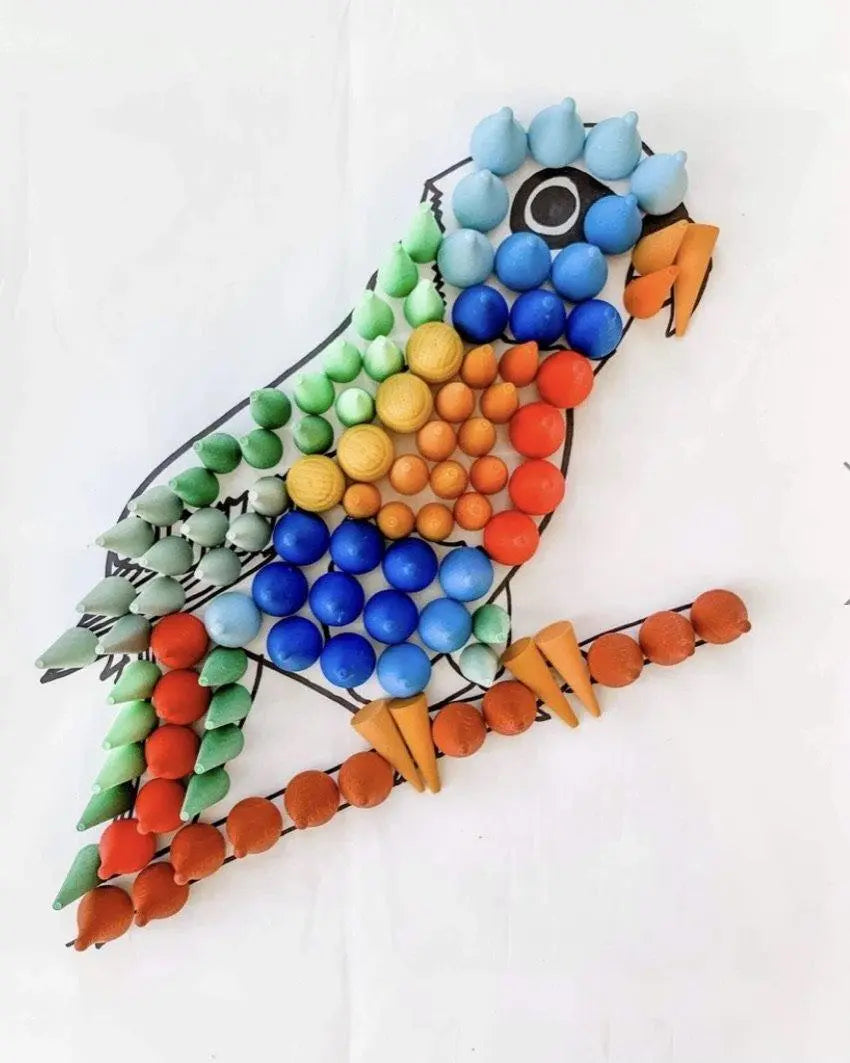 9 - Grapat Inspired Mandala loose parts Set