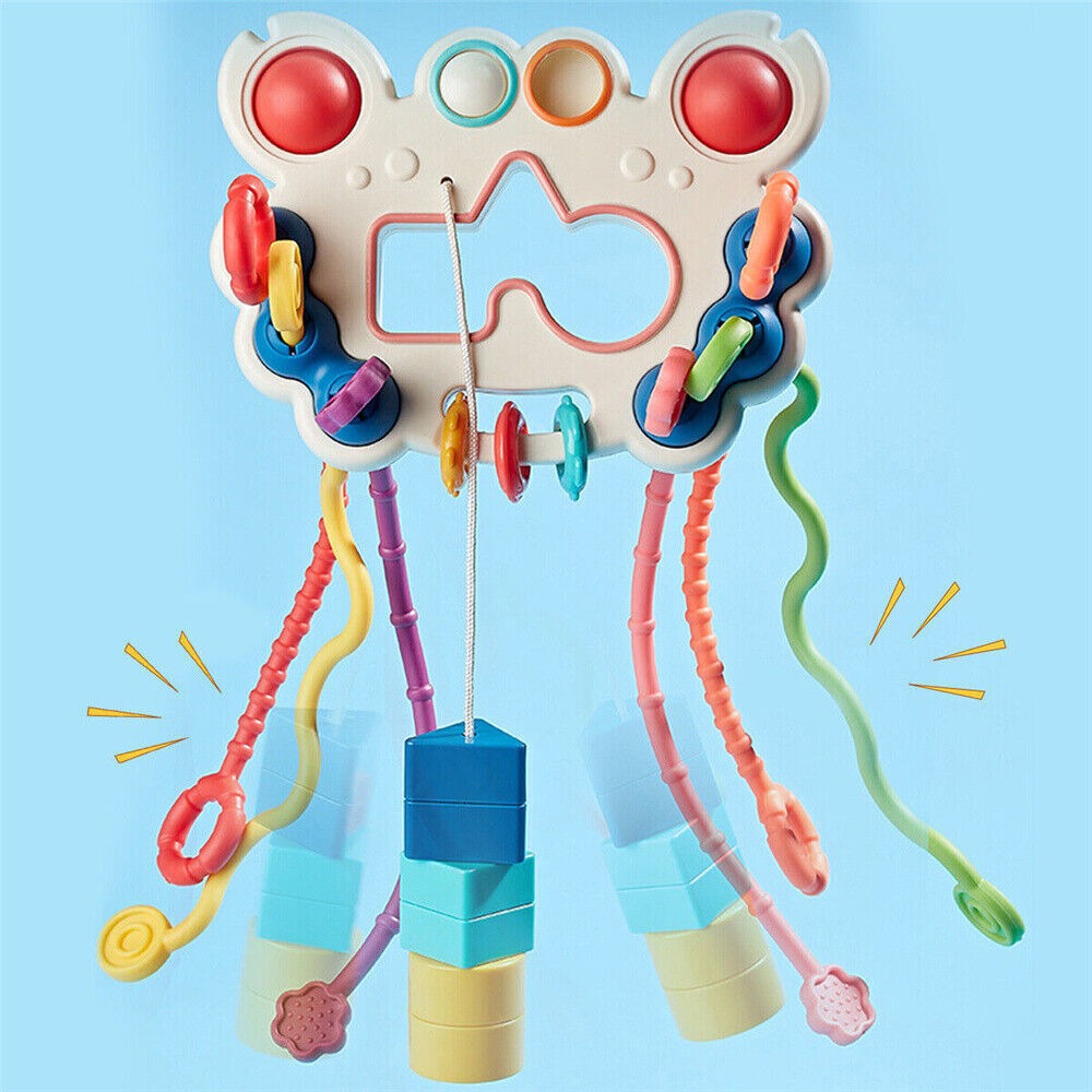 5 in 1 Pull String Motor Skills and Sensory Activity Toy - 861