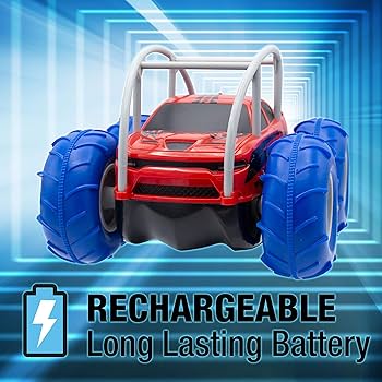Fidtoy Amphibious Stunt RC Car – All Terrain Remote Control Toy for Kids 8+