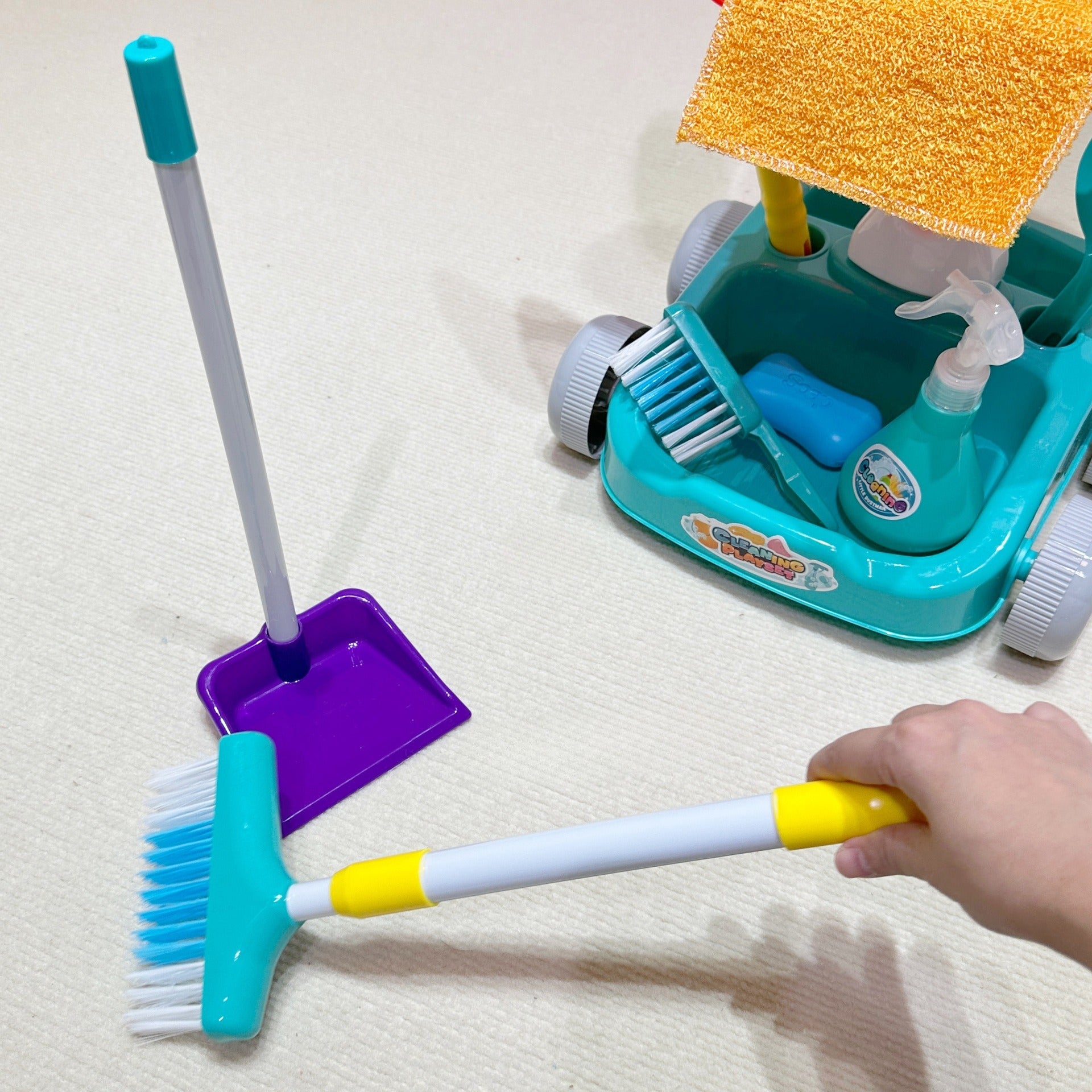 Juego de Carrito de Limpieza Pequeño Ayudante