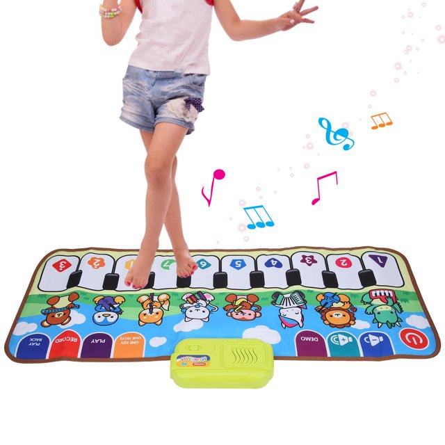 Tapis musical Fidtoy Piano – Tapis de jeu musical pour bébés et enfants