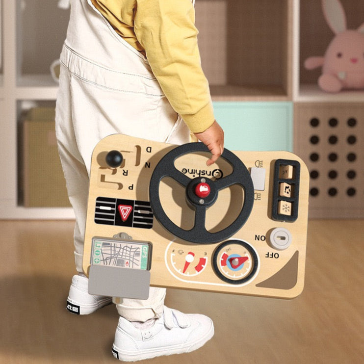 Steering Wheel Busy Board - The Fine motor Toy