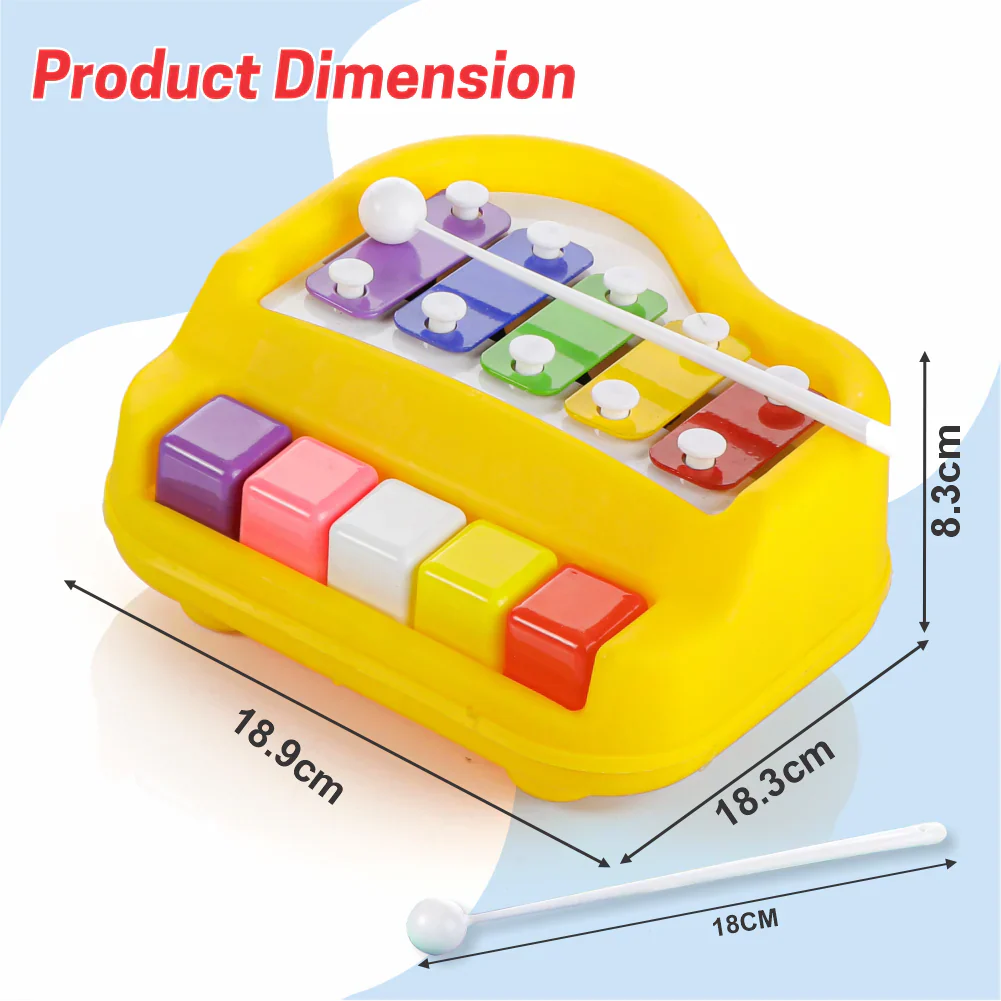 Musical Piano With Xylophone 2 in 1