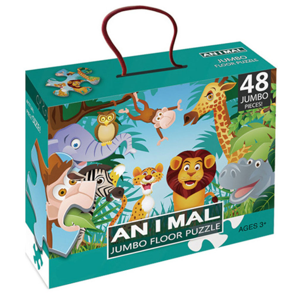 Animal world Jumbo Floor Puzzles - 48 pieces