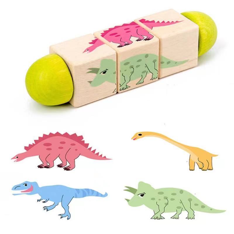 Wooden Rotating Animal Puzzle - Best Montessori Toys