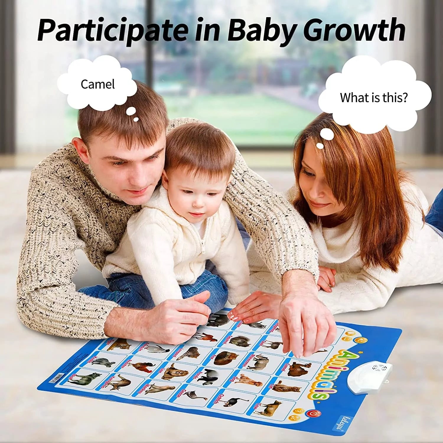 Animals Recognition Chart with Sound for Kids - 906