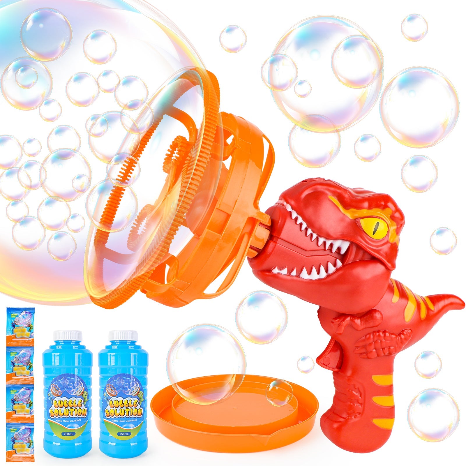 Dinosaur Portable Automatic Bubble Maker Colourful Big Bubble Summer Indoor Outdoor Toys for Kids