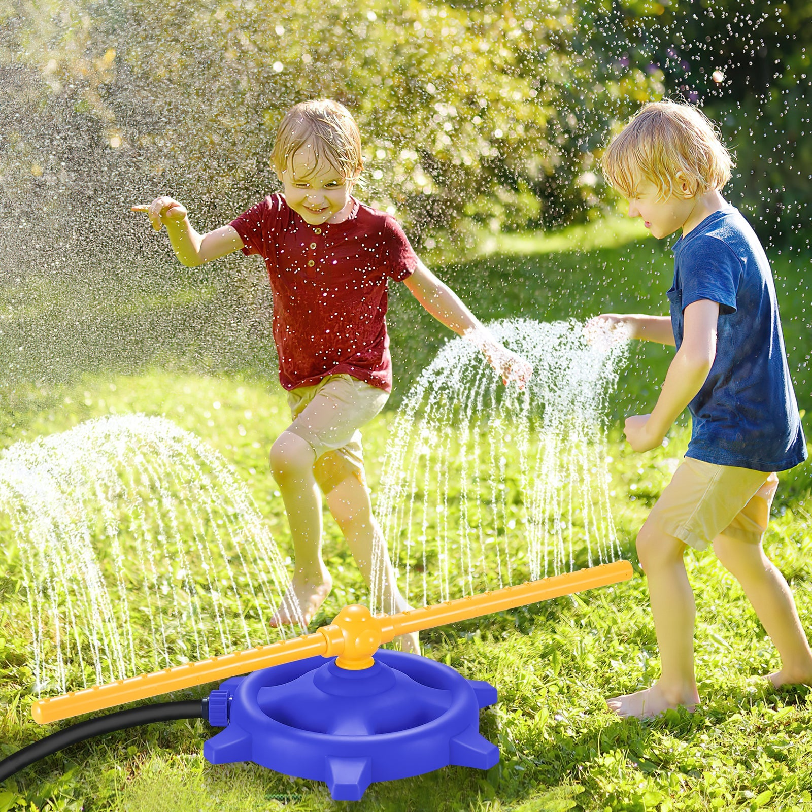 Yard Outdoor Activities Water Sprinklers Summer Toy for Kids Sprays Outside Garden Lawn Water Toys for Boys Girls Activities Backyard Game