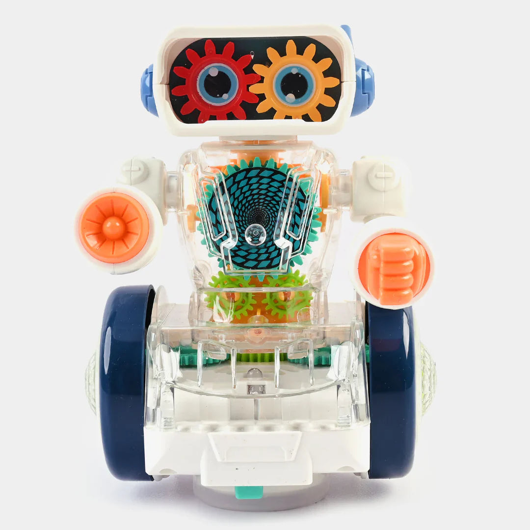 Fidtoy Juguete Robot Bailarín – Robot Eléctrico Caminador con Luces y Música para Niños de 3+