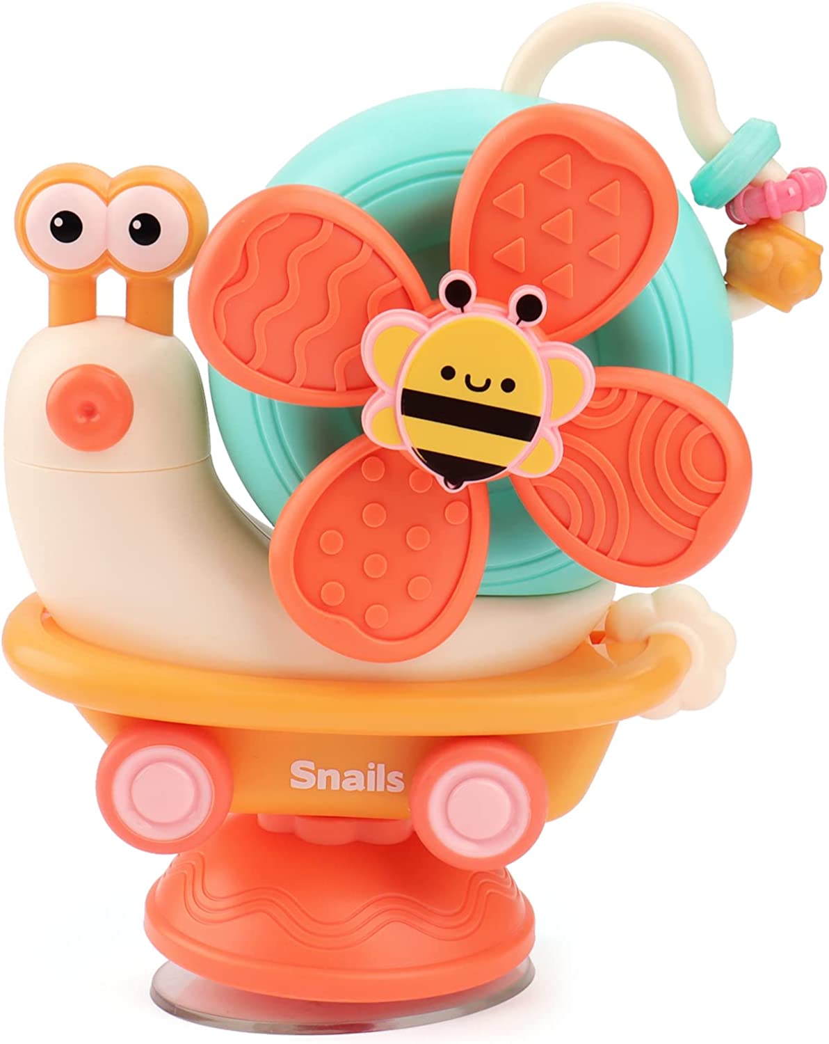 Snail Suction Cup Spinner Toys Take Apart Suction Toy Fidget Spinners for Kids Suction Toys Bath Toys Sensory Toys