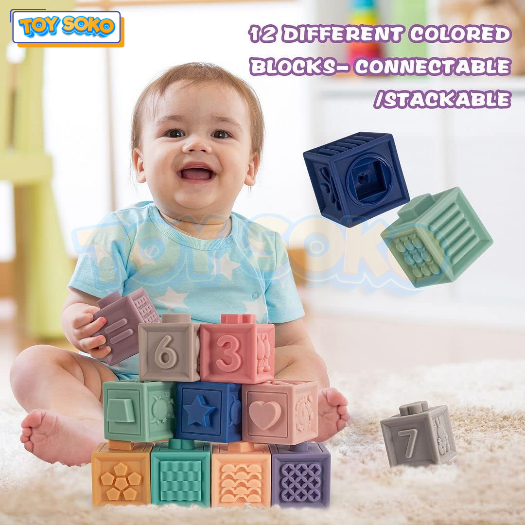 Infant Blocks for Kids – Baby Teething Toys & Learning Fun